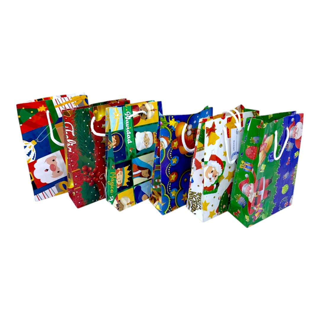 BOLSA REGALO PAPEL PNO NAVIDAD