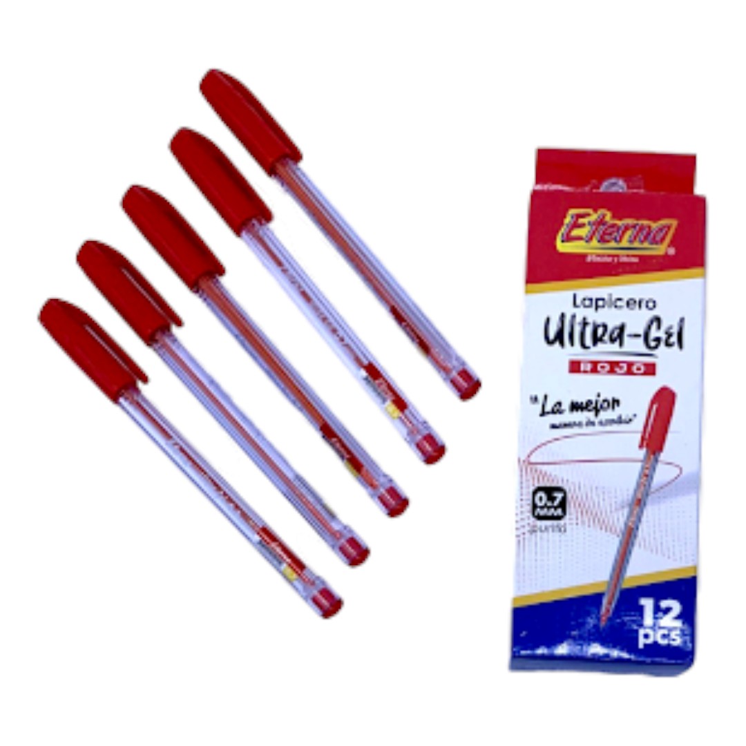 LAPICERO GEL ROJO ETERNA