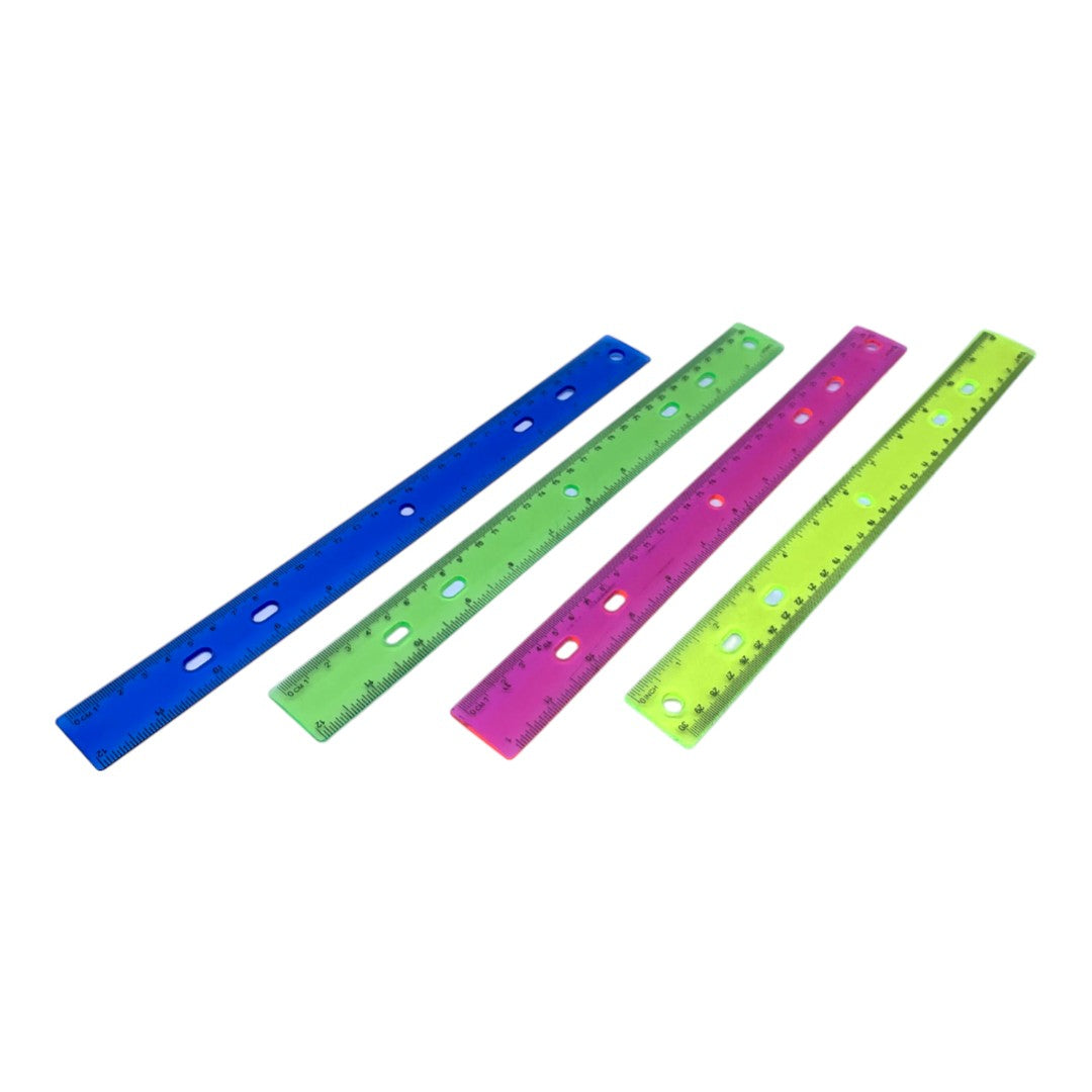 REGLA PLASTICA 30CM