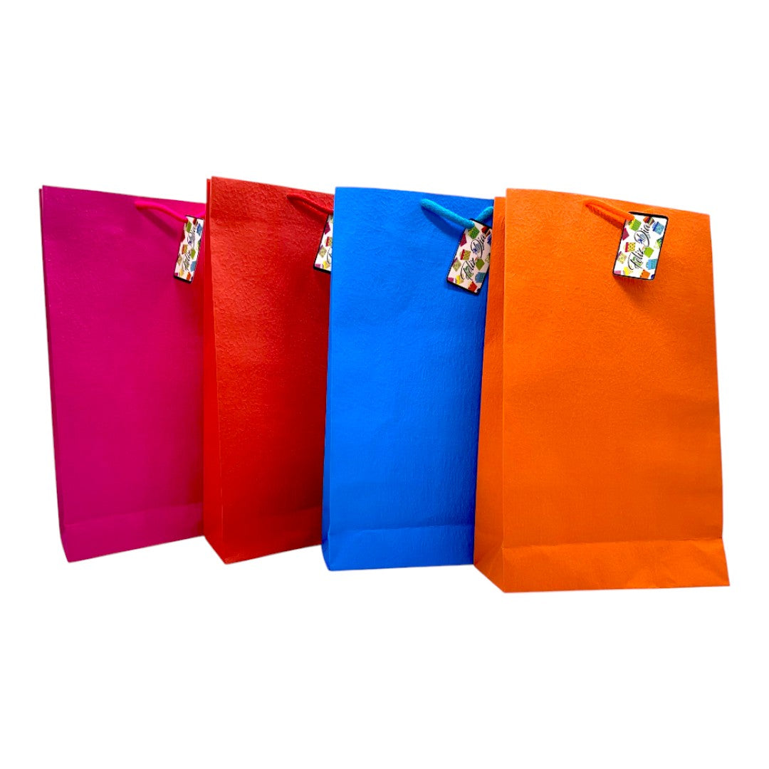 BOLSA REGALO PAPEL KRAFT GDE COLORES