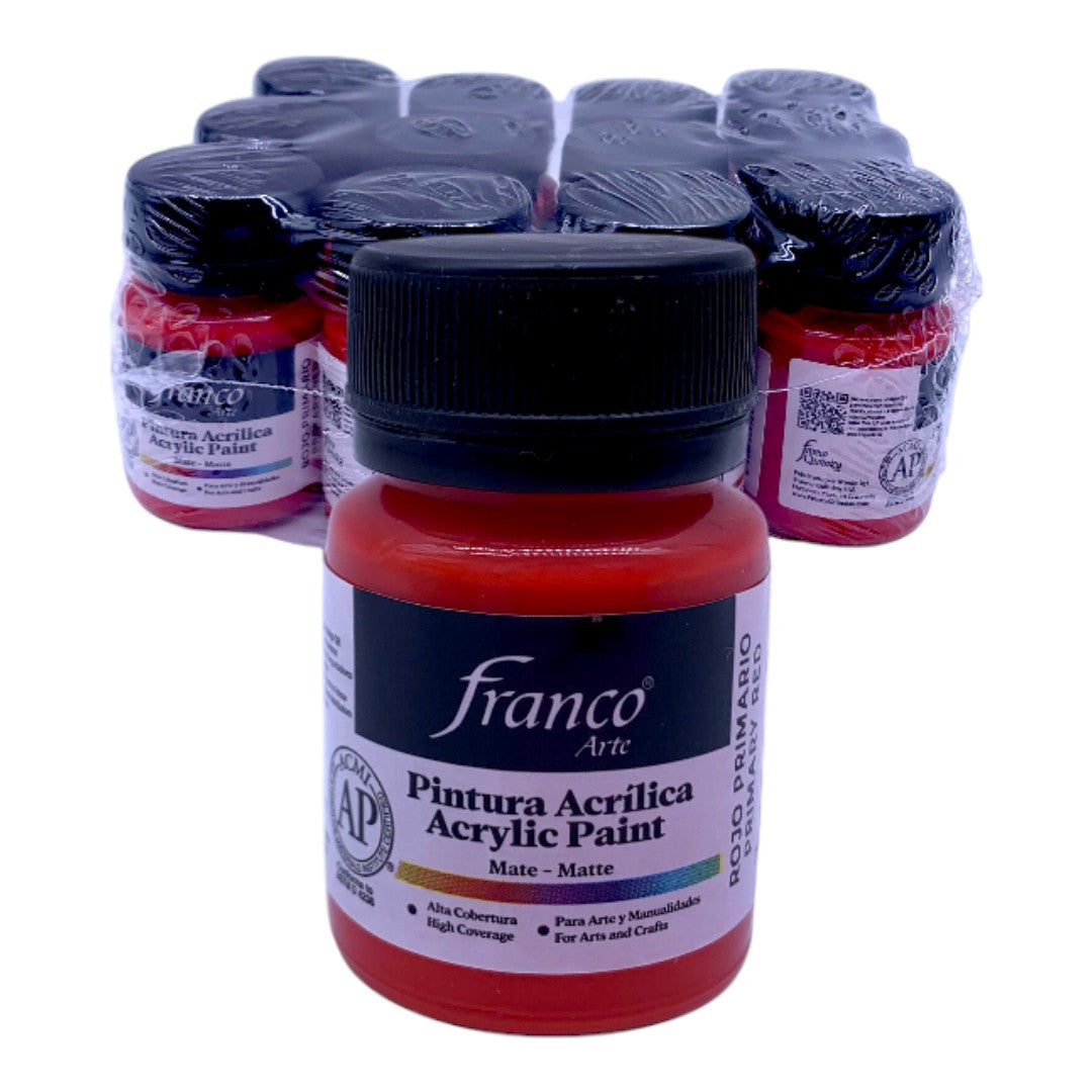 PINTURA ACRILICA 30ML ROJA