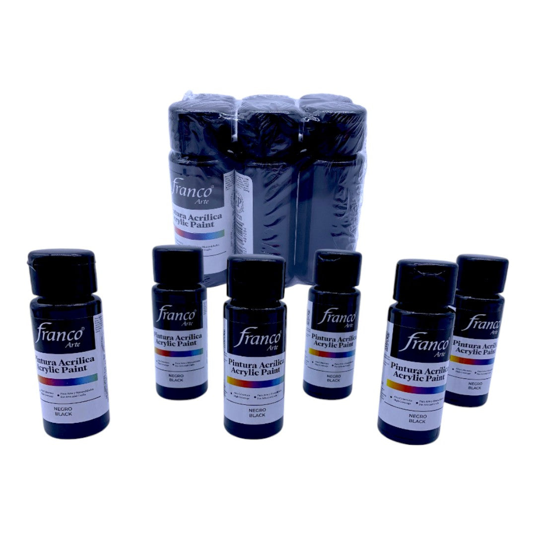 PINTURA ACRILICA 60ML NEGRA