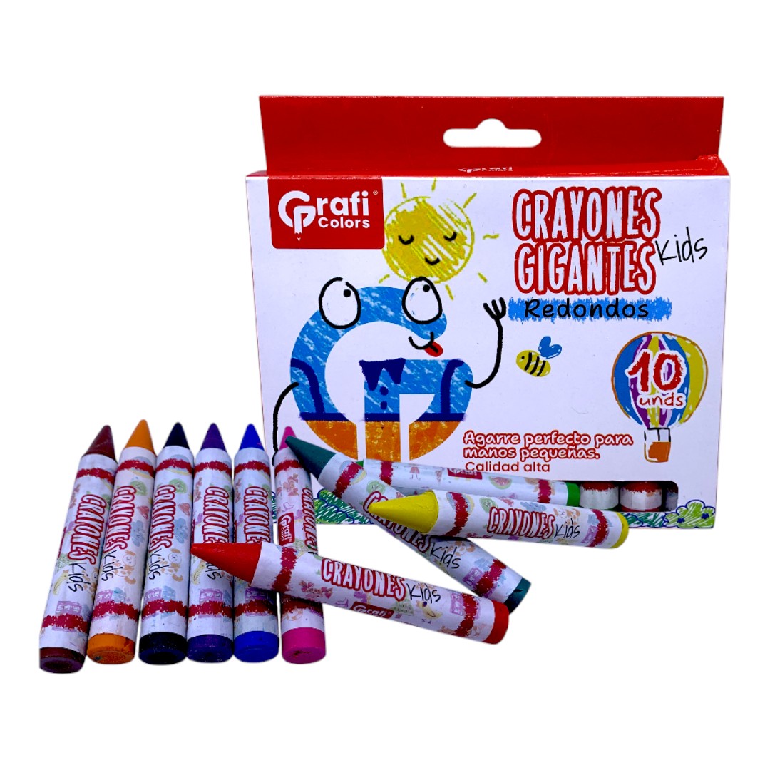 CRAYONES GIGANTES REDONDOS
