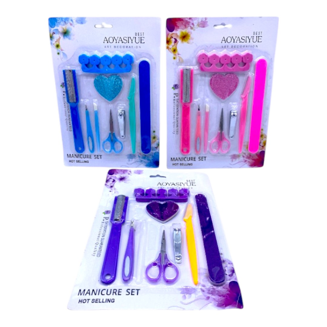 SET MANICURE X 9 PIEZAS