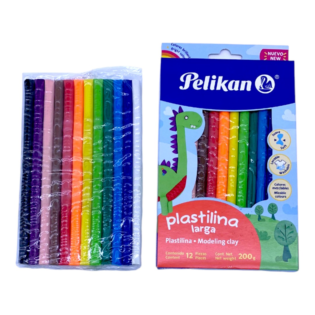 PLASTILINA LARGA X 12