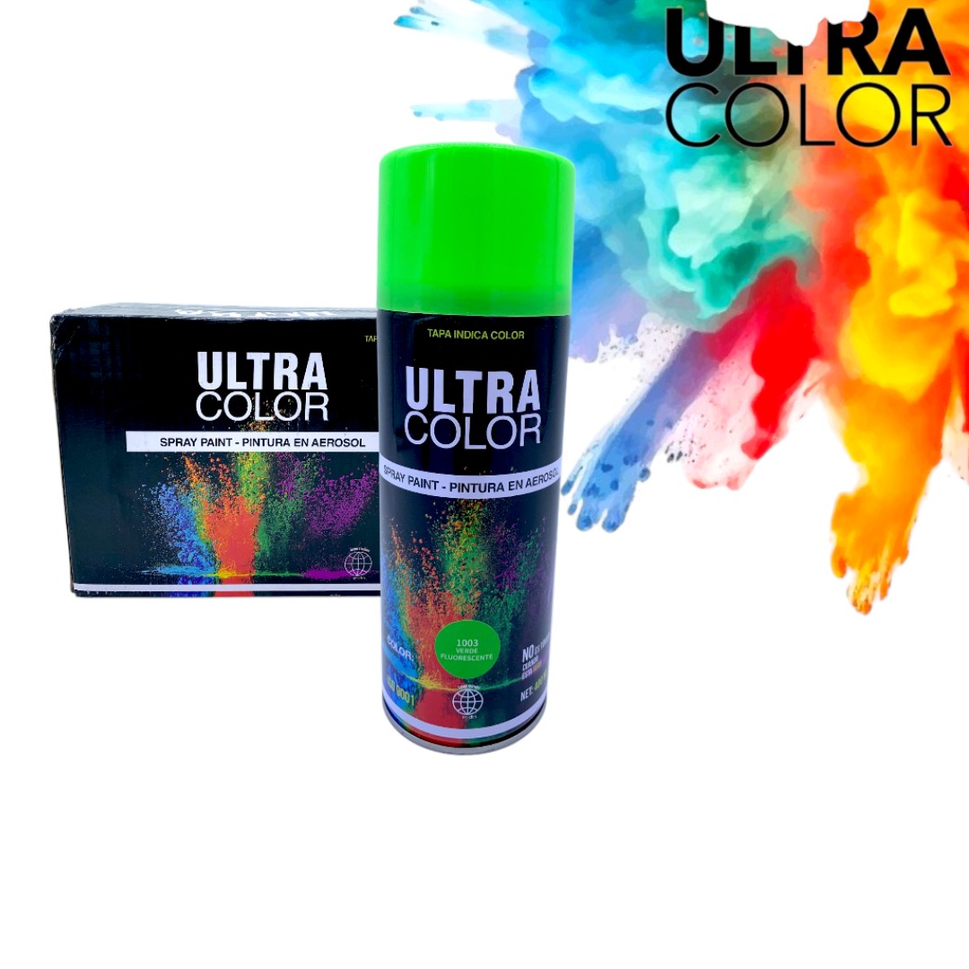 AEROSOL VERDE FLUORESCENTE