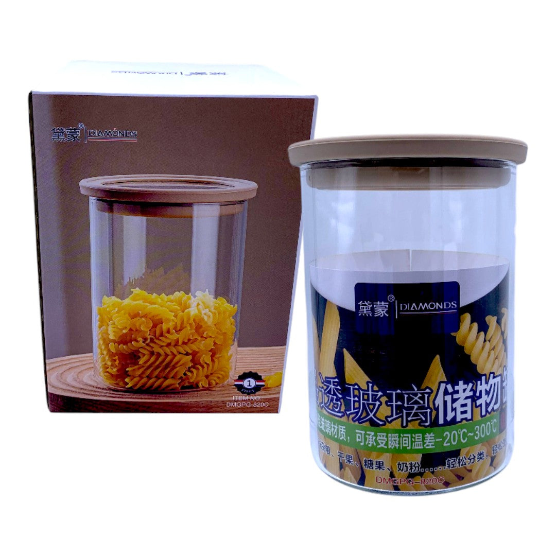 RECIPIENTE VIDRIO 820 ML