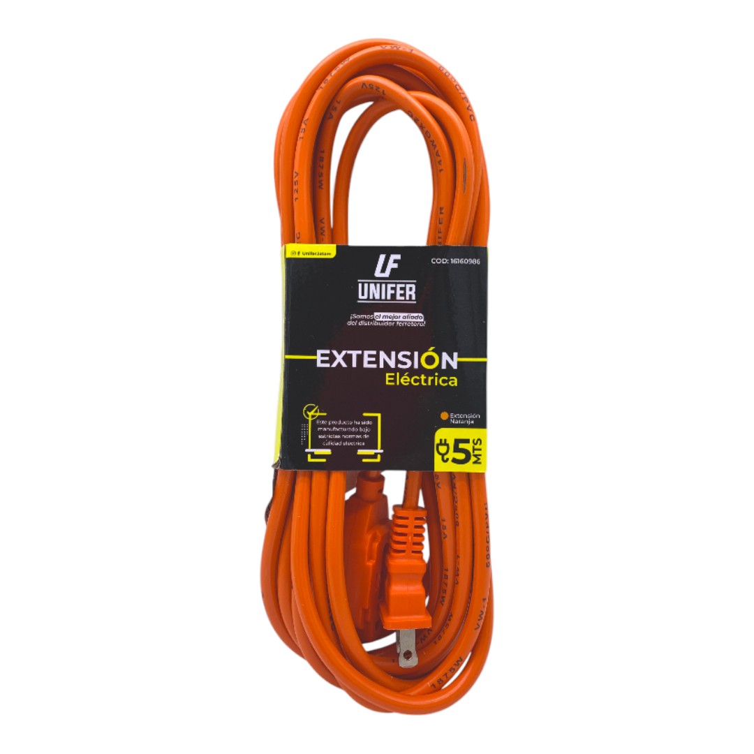 EXTENSION NARANJA 5 MTS