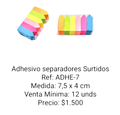 ADHESIVO SEPARADORES SURT