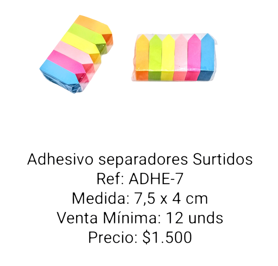 ADHESIVO SEPARADORES SURT