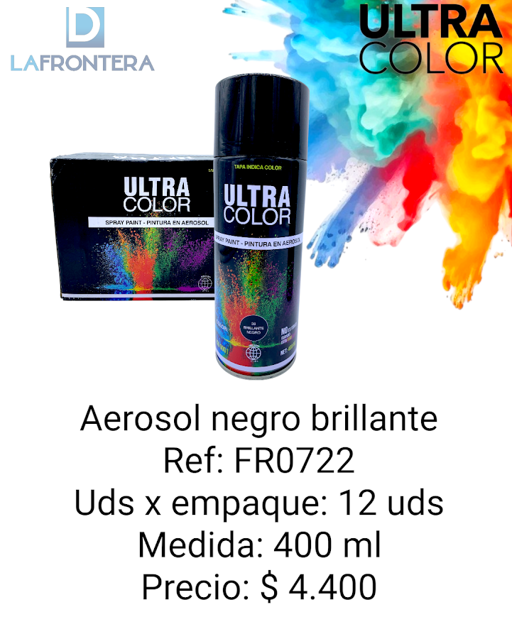 AEROSOL NEGRO BRILLANTE