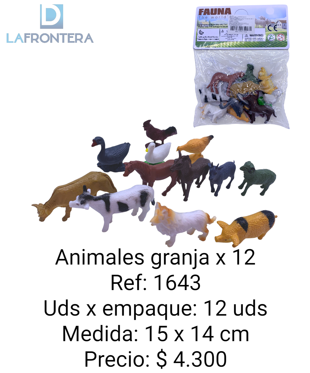 ANIMALES GRANJA X 12