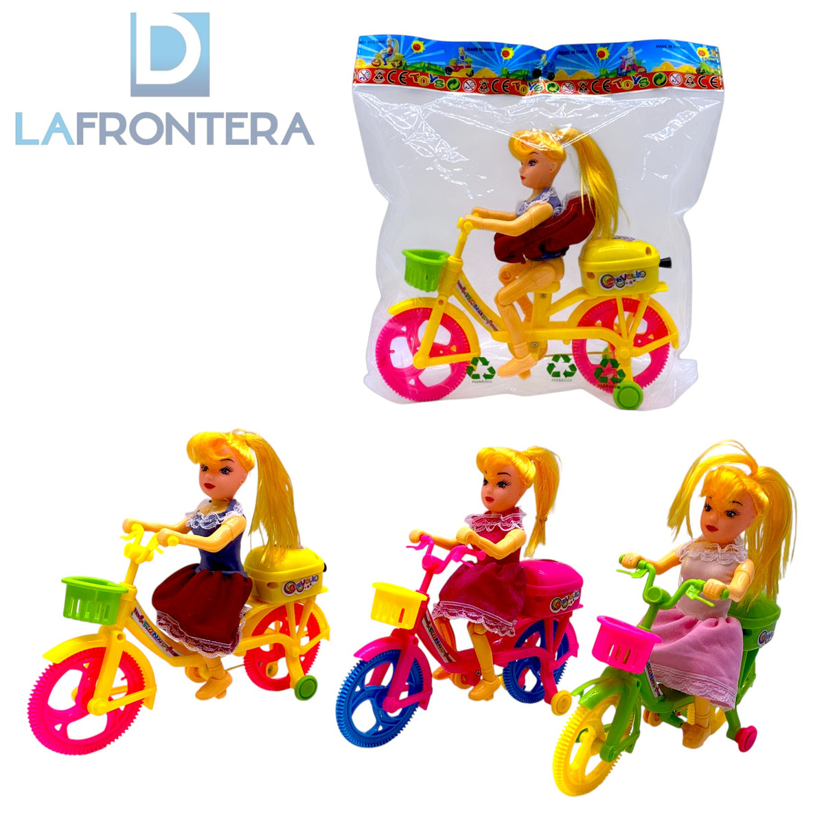 BICICLETA Y MUÑECA IMPULSO