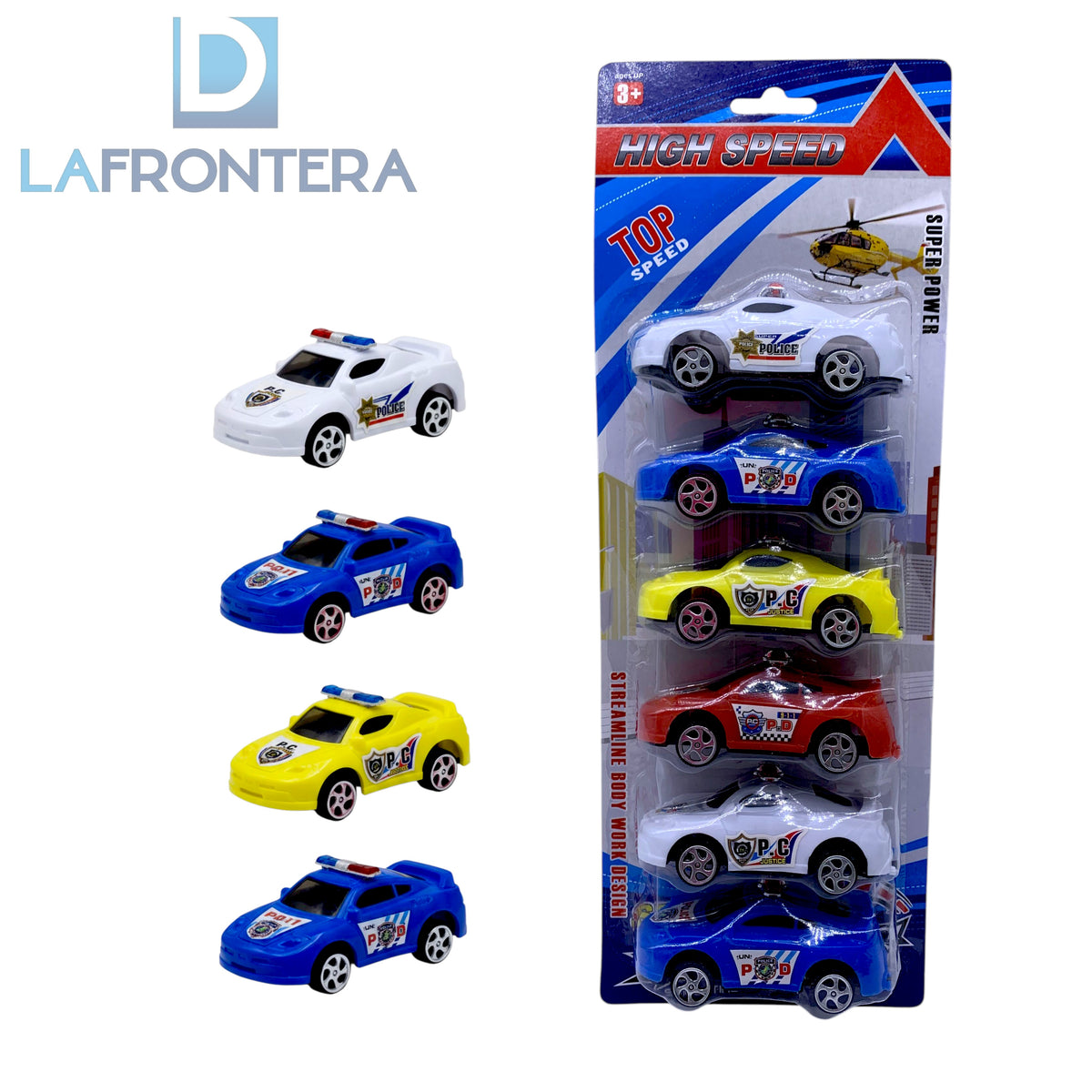 CARRO POLICIA X 6