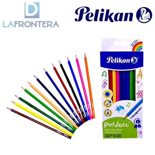 COLORES PINTALOCO X 12 PELIKAN