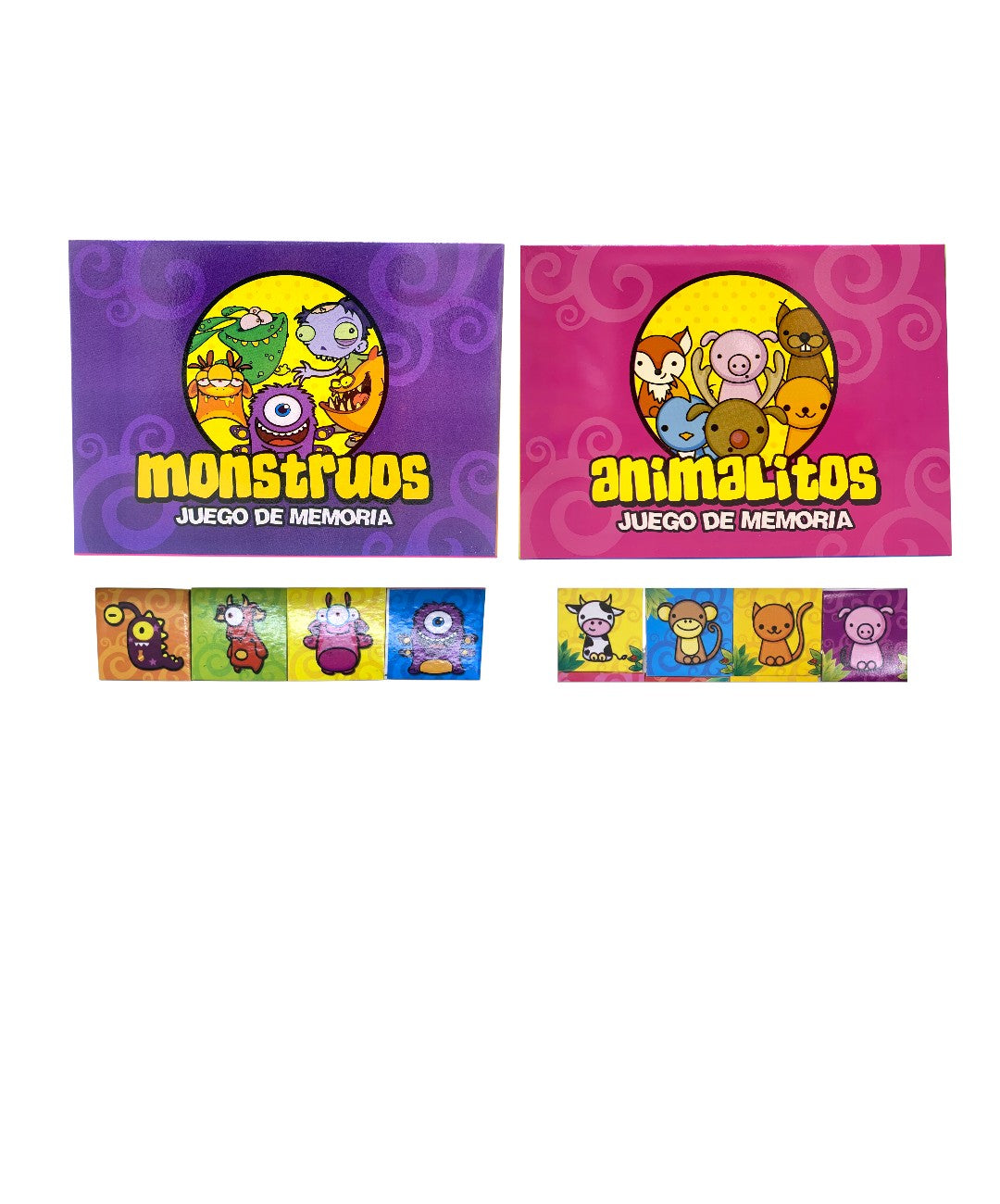 JUEGO DE MEMORIA MONSTRUOS - ANIMALITOS