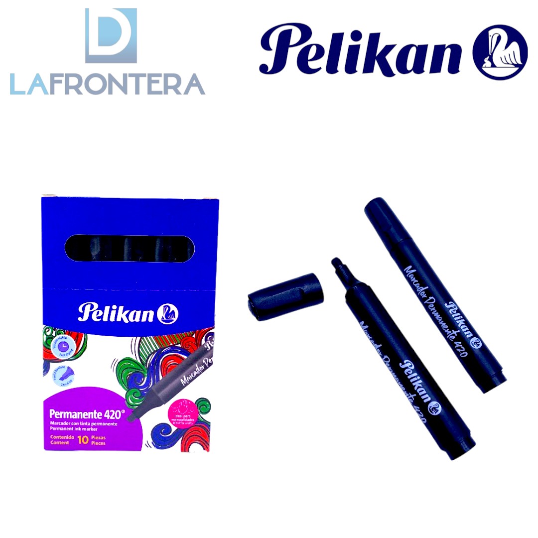 MARCADOR PERMANENTE NEGRO PELIKAN
