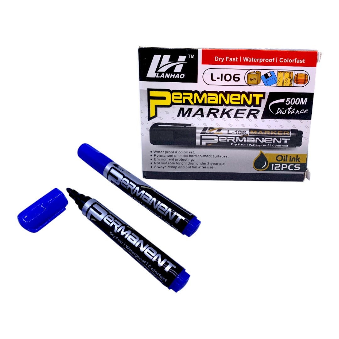 MARCADOR PERMANENTE AZUL