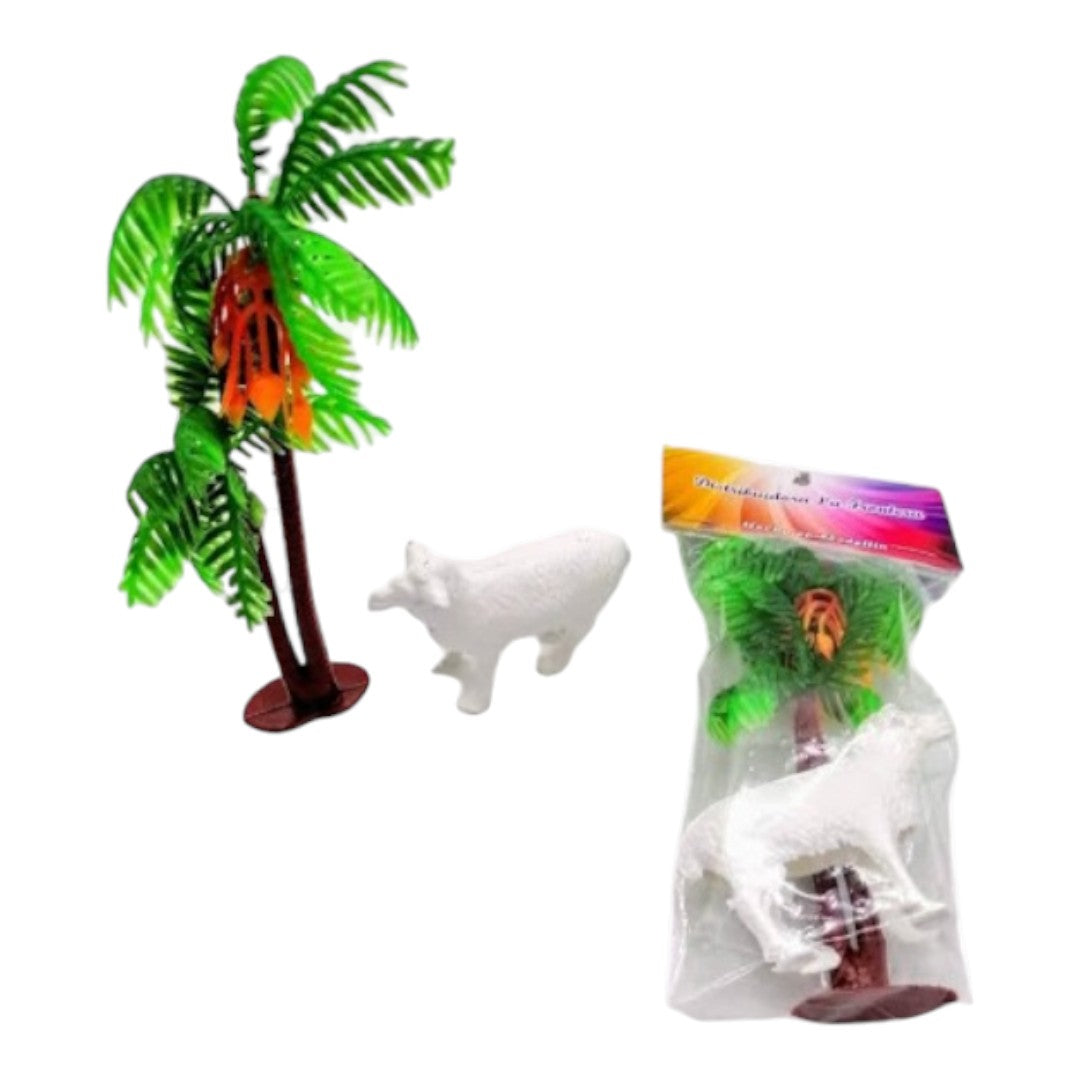 PALMERA Y OVEJA PESEBRE