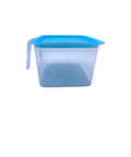 RECIPIENTE CON AGARRADERA CUADRADA