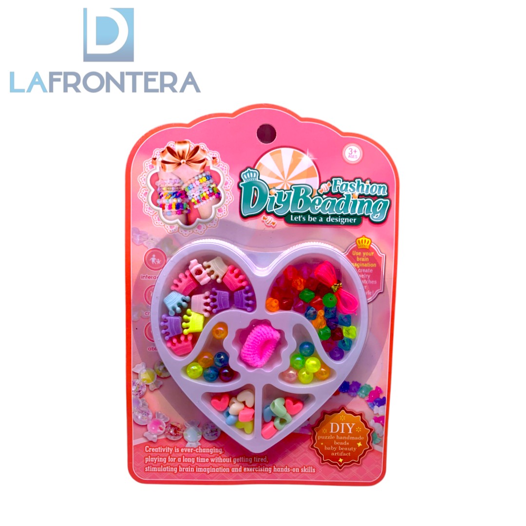 SET ARMAR PULSERAS ESTUCHE CORAZON