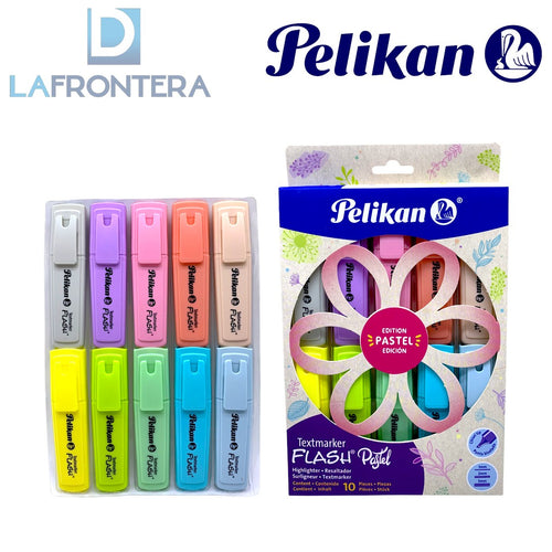 SET RESALTADOR COLOR PASTEL X 10