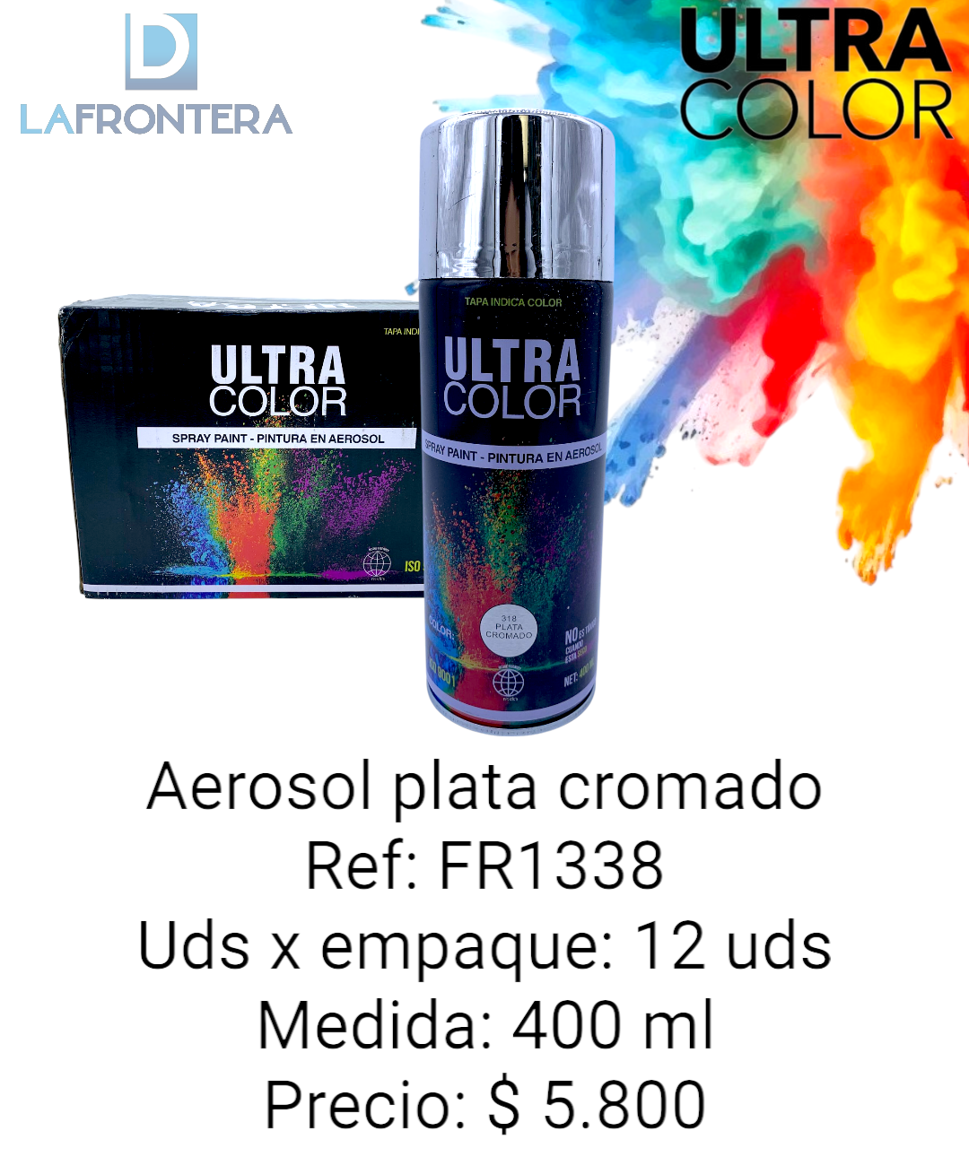 AEROSOL PLATA CROMADO
