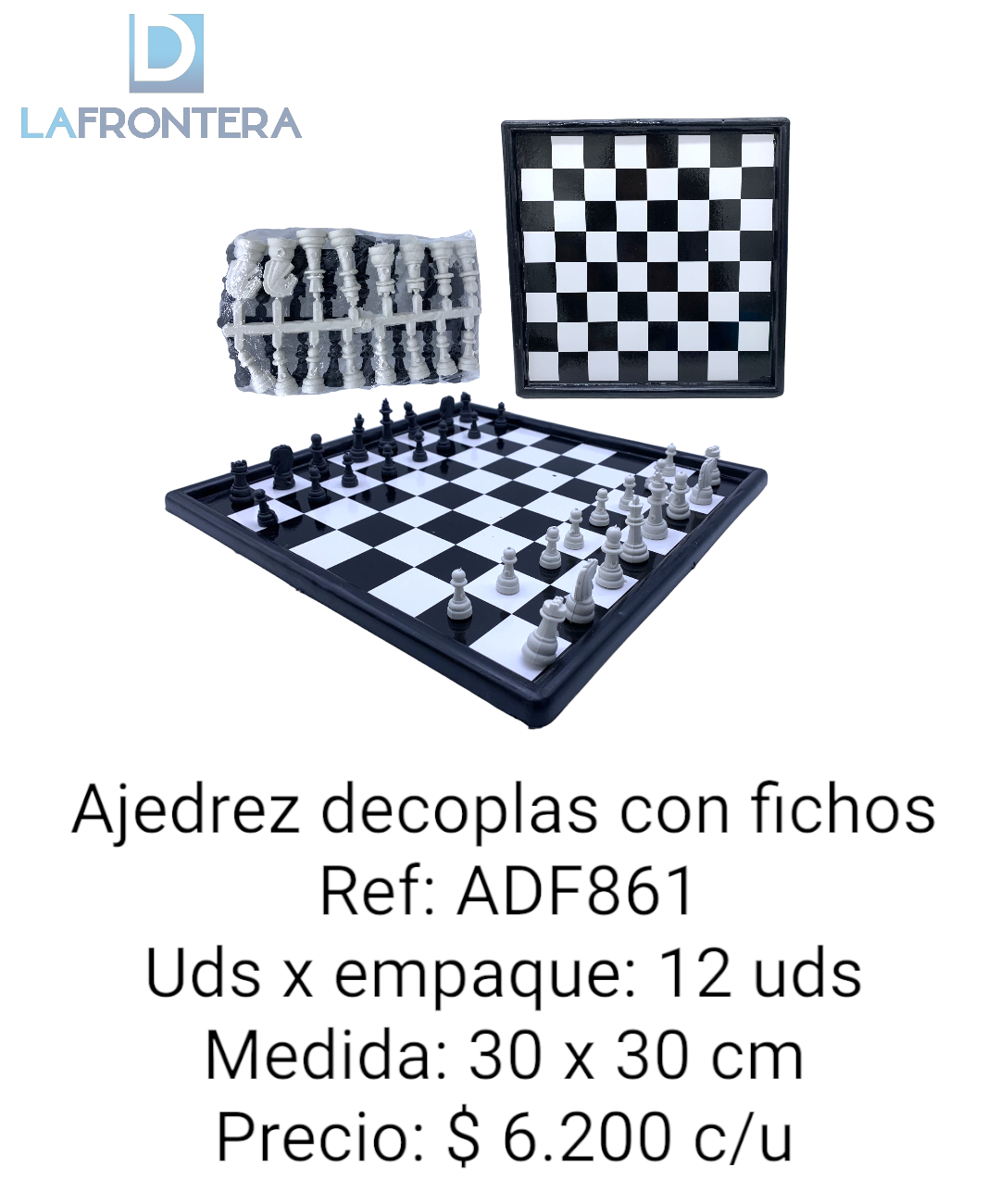 AJEDREZ FABRICA CON FICHOS