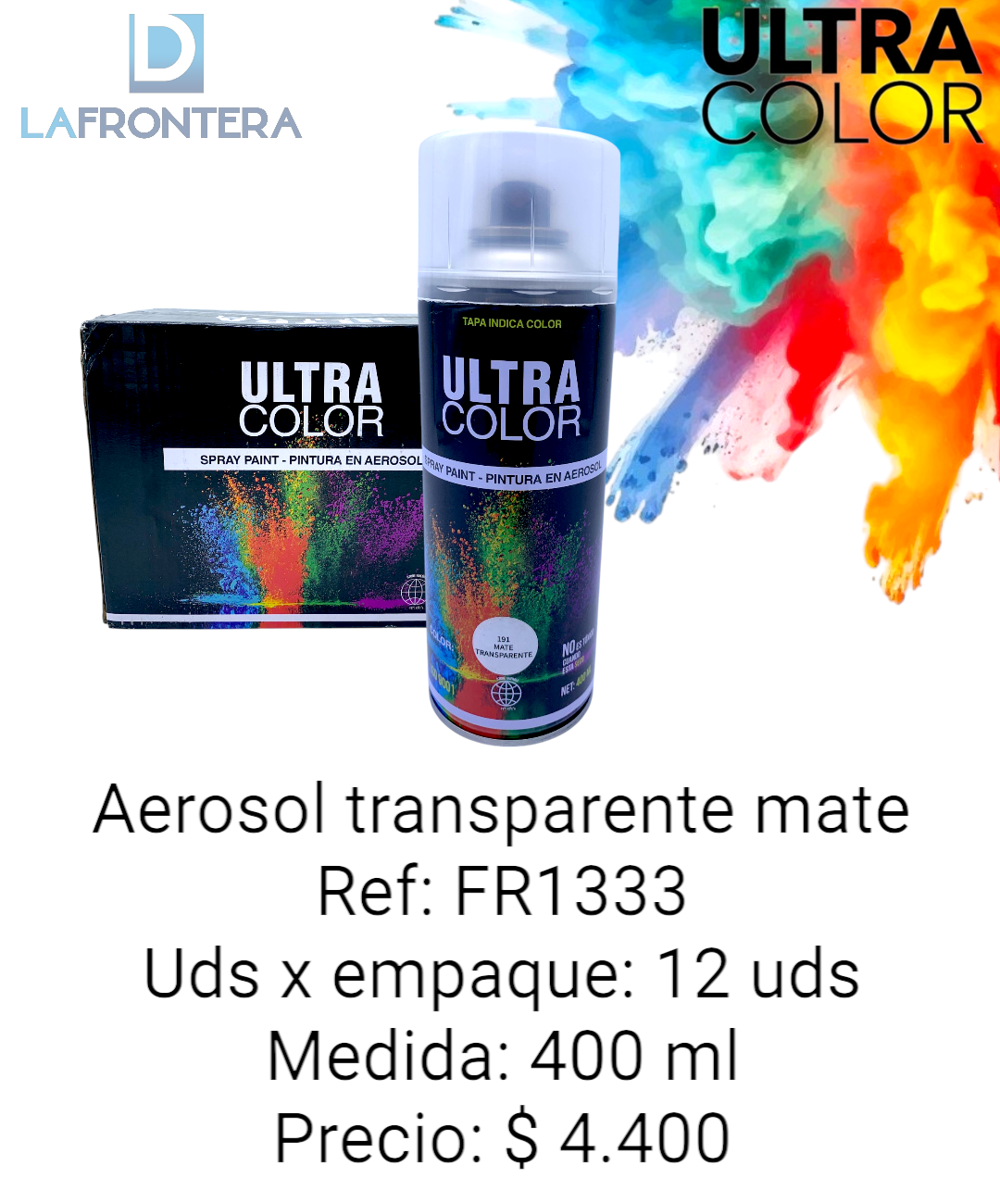 AEROSOL TRANSPARENTE MATE