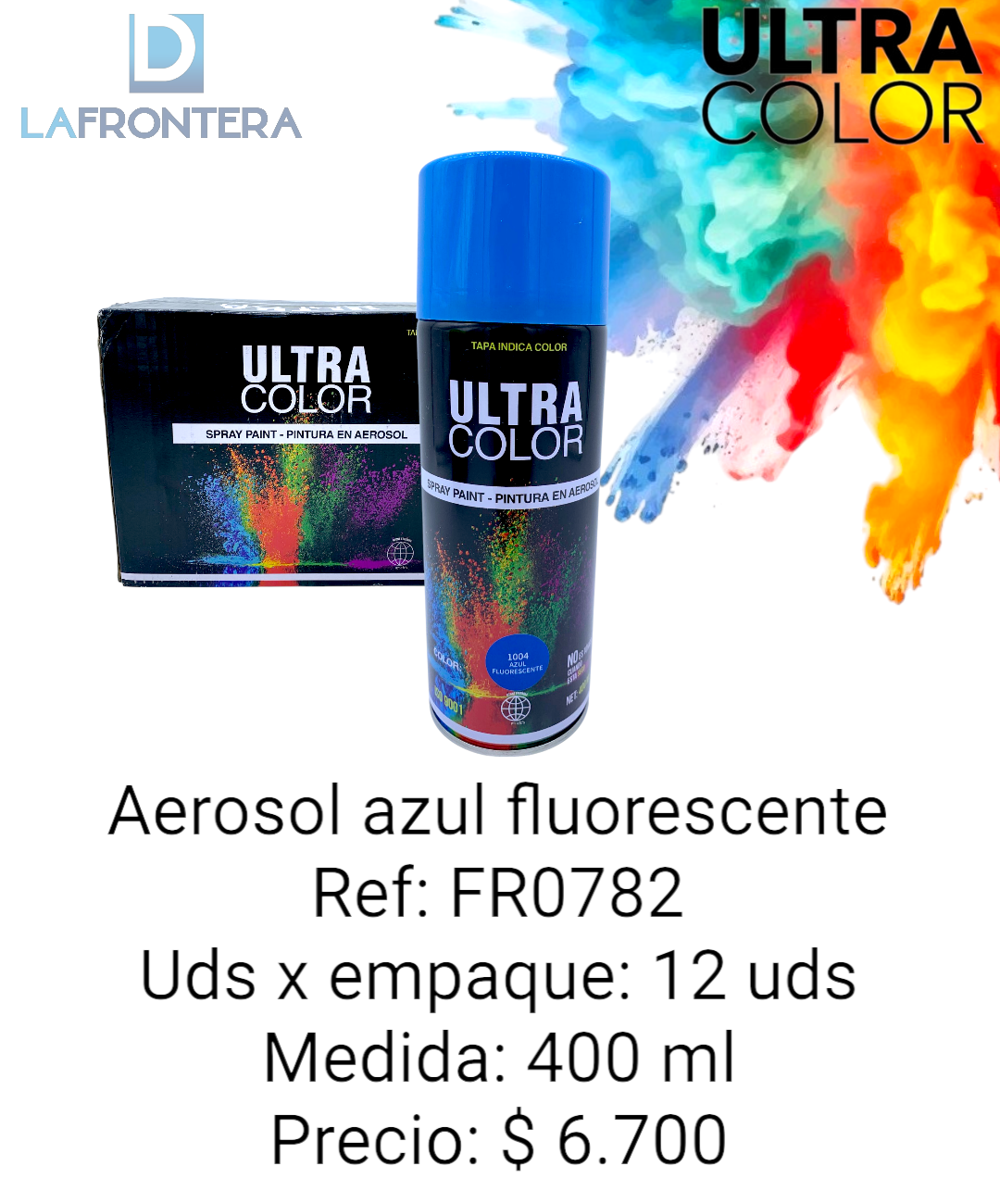 AEROSOL AZUL FLUORESCENTE