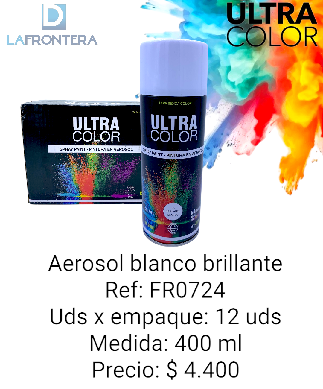 AEROSOL BLANCO BRILLANTE