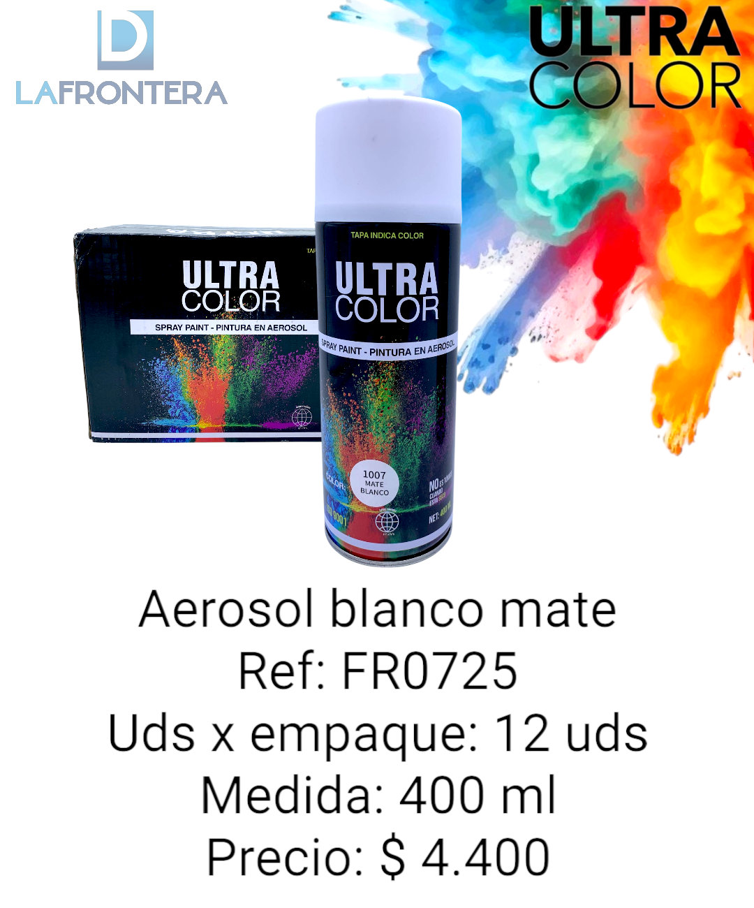 AEROSOL BLANCO MATE