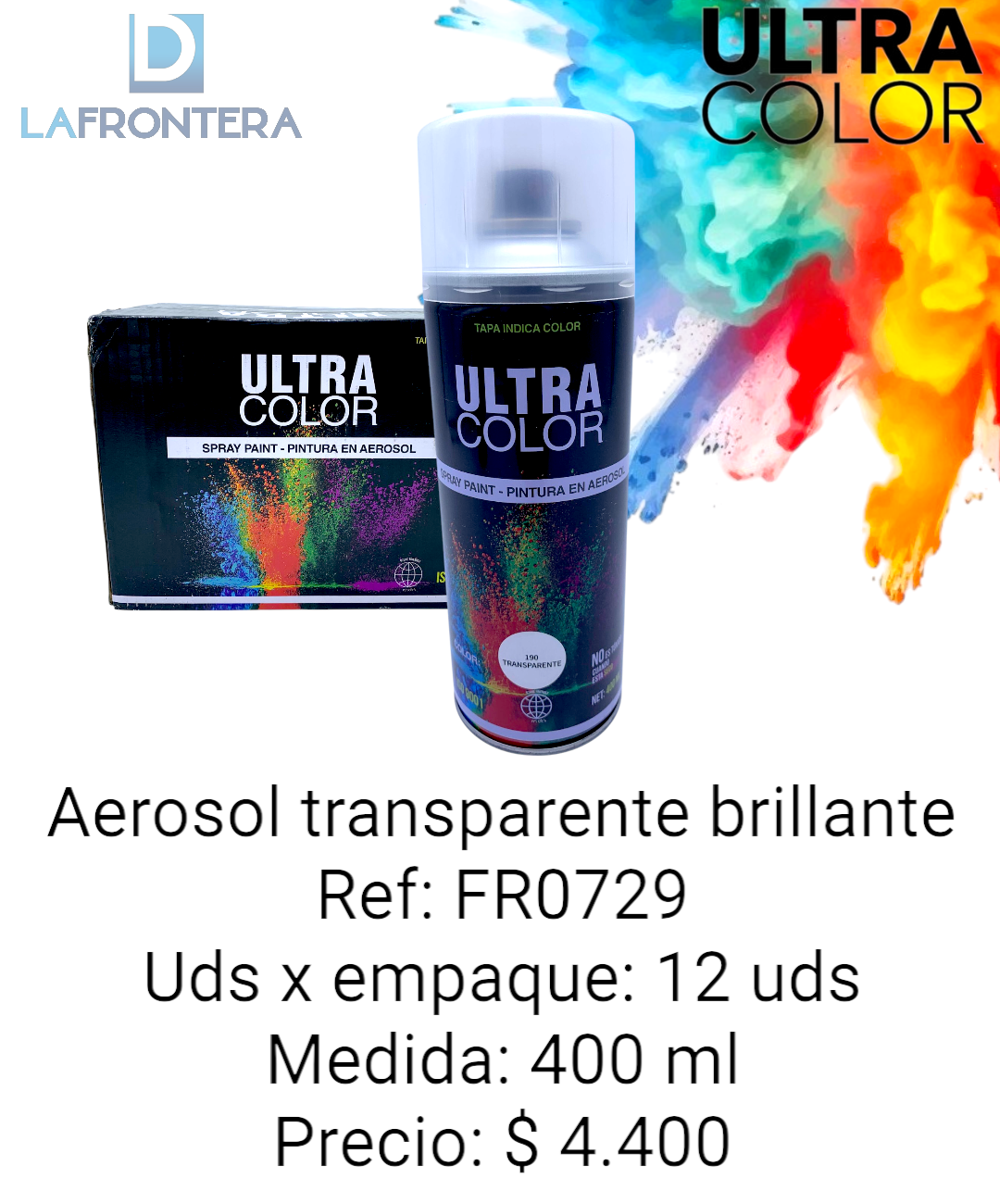 AEROSOL TRANSPARENTE BRILLANTE